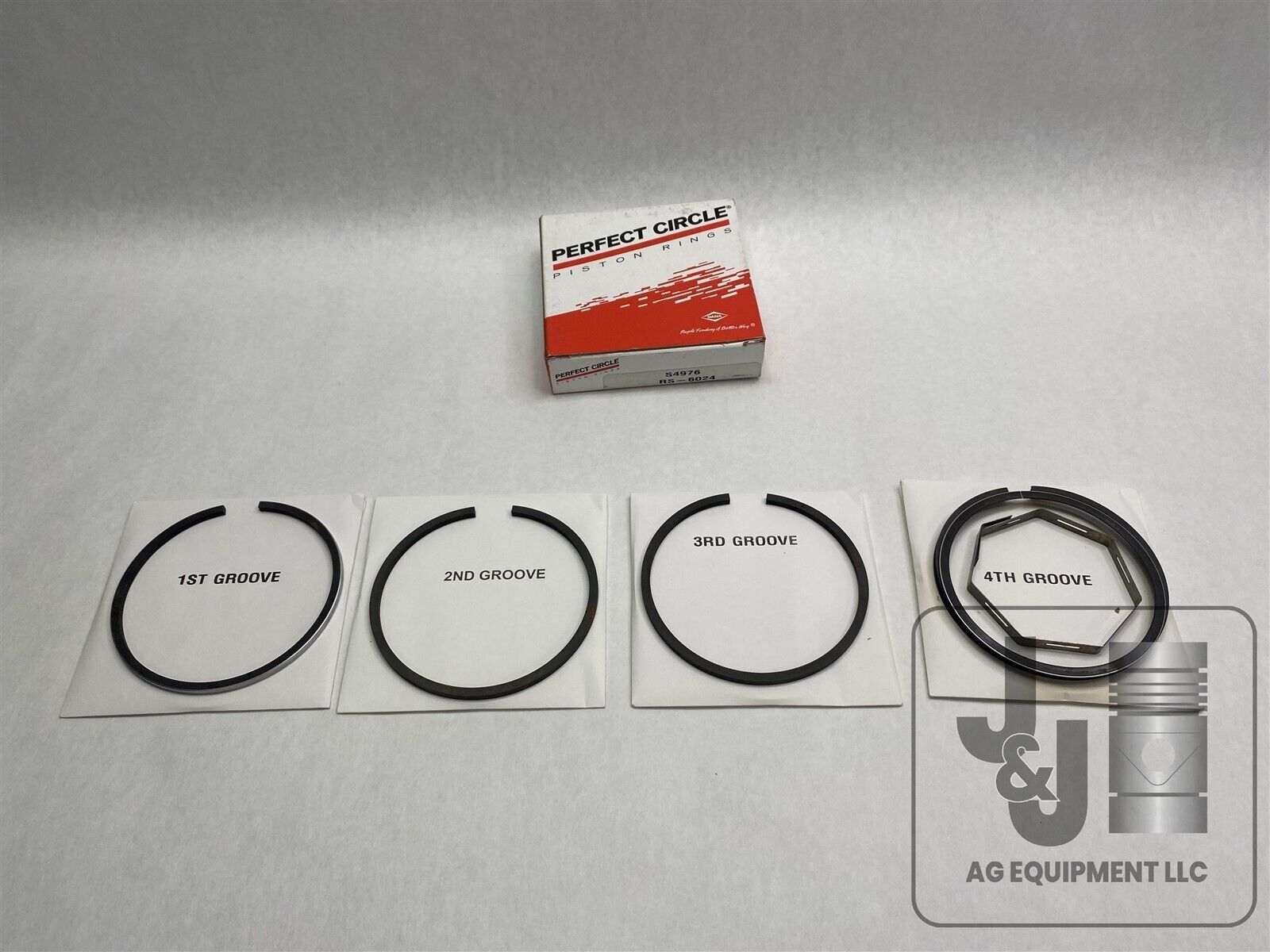 voordat Antagonist belegd broodje PERFECT CIRCLE S4976 RS-6024 PISTON RING SET FITS CASE 430, 445, 470 T